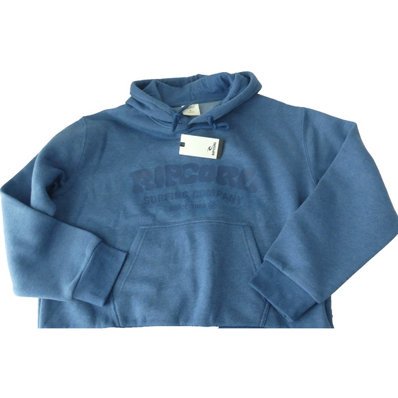 Rip Curl Tops - Rip Curl Surf Hooded Women's Sweatshirt Large NWT Relaxed Fit Graphic Print Blue